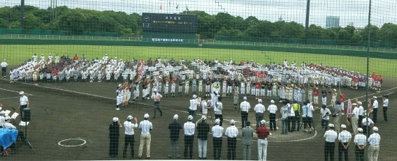 千葉県少年野球大会(千葉日報旗戦)開会式＆1回戦