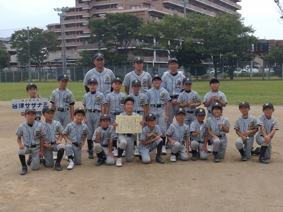 習志野市少年野球ジュニア大会　準優勝！！
